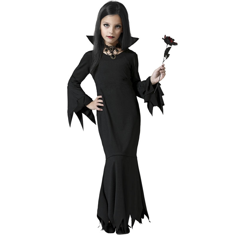Maschere Famiglia Addams Costumi Carnevale Maschera De Morticia Addams