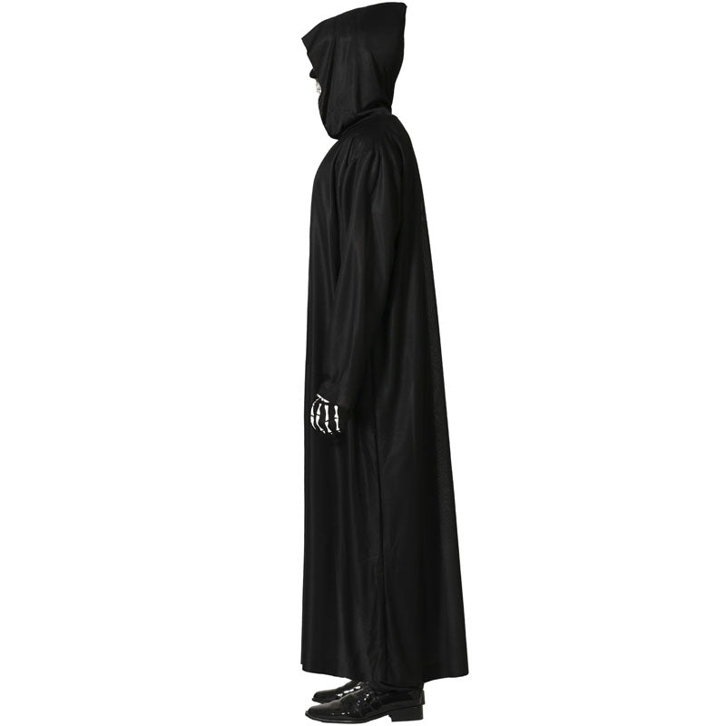 Raveparty Costume Mietitore Per Bambini Con Occhi Luminosi | Set Completo Con Toga, Cappuccio, Falce E Occhiali | Idea Regalo Per Halloween E Carnevale