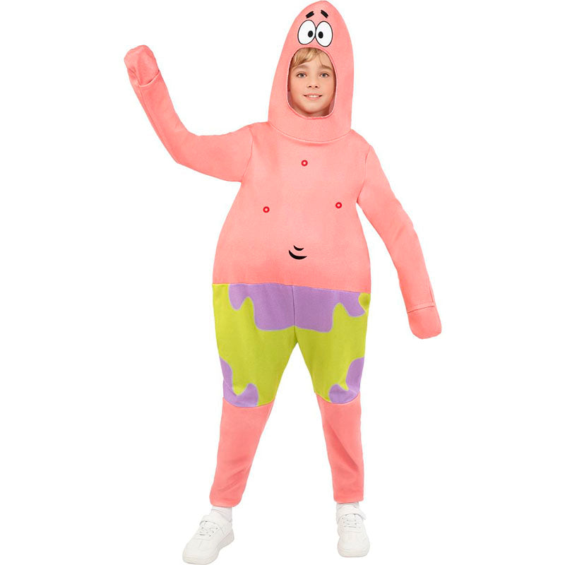 Amscan Costume Ufficiale di Spongebob Squarepants per Adulti da Patrick Star, Rosa/Giallo, Chest: 42 Amscan Costume Ufficiale di Spongebob Squarepants per Adulti da Patrick Star, Rosa/Giallo, Chest: 42