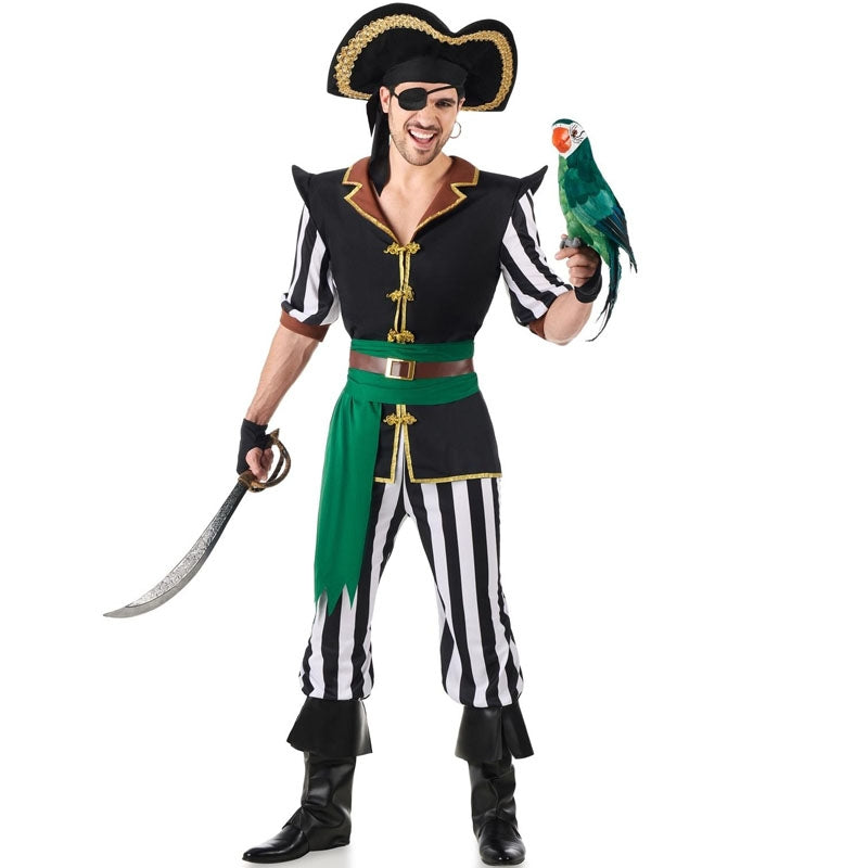 Costume da Pirata Pappagallo per uomo - Main Image