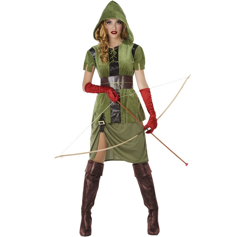 Arco Vestito Carnevale Robin Costume Da Arciere Robin Hood Per Donna
