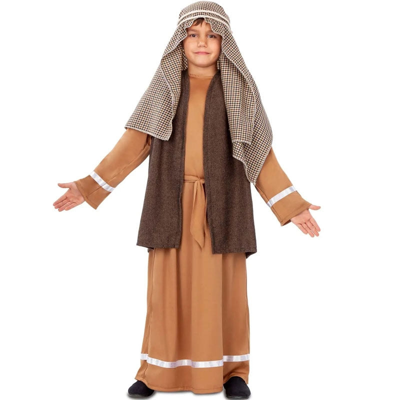 Costume da Pastore presepe verde bambino Costume da Pastore presepe verde bambino