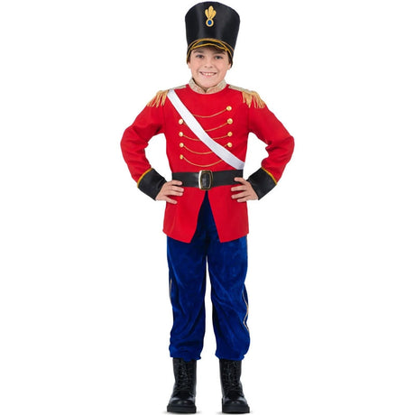 Costume Da Soldato Per Bambini - Tuta Rossa Con Cappuccio E Accessori, Per Carnevale - Foto 4
