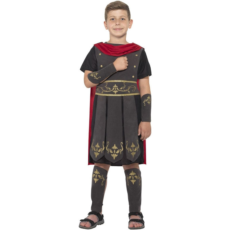 Costume Gladiatore Bambino Fun Shack - Vestito Da Centurione Romano Con Tunica, Armatura E Scudo Per Halloween E Carnevale