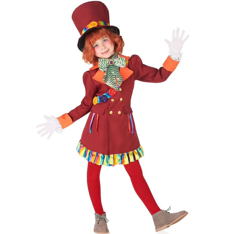 ▷ Costume Cappellaio Matto Arcobaleno per bambina Acquistare online