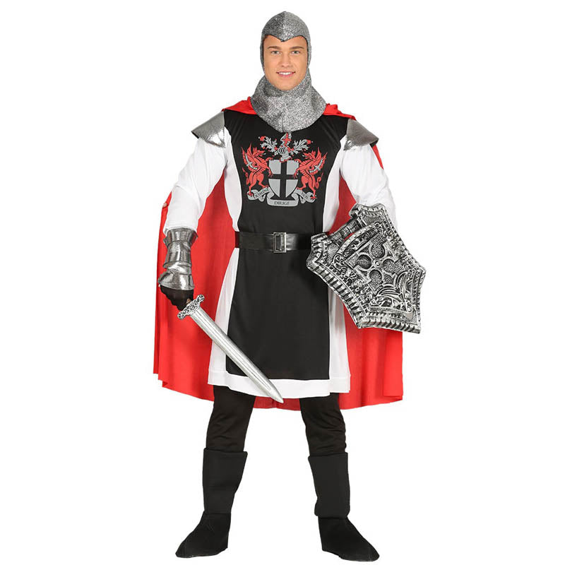 Costume Da Cavaliere Templare Per Bambino Funidelia - Grigio/argentato, Taglia 7-9 Anni, Tunica, Cintura E Passamontagna