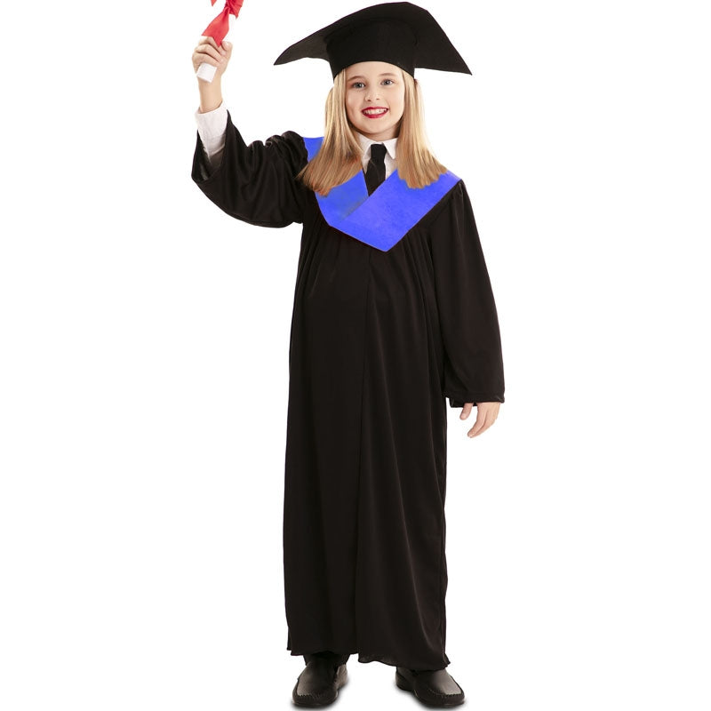 Abito Laurea Bambini Con Toga E Cappello - Set Completo Per Cerimonia - Foto 11