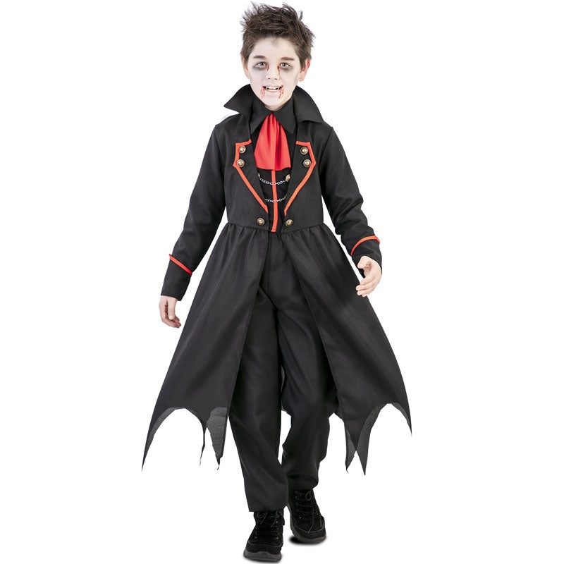 Augesak Vampire Cape Halloween Bambino Con Colletto,Mantello Vampiro Bambini-Nero E Rosso Double Sided,Costumi Vampiro Per Bambino,per Halloween - Foto 9