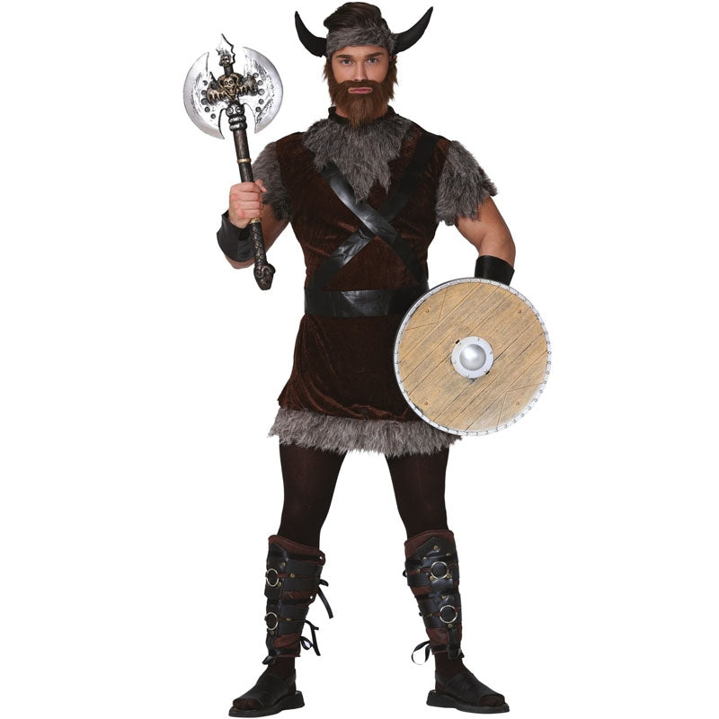 Ascia Giocattolo Vichinga 2 Pezzi - Accessorio Costume In Plastica Per Halloween E Feste Cosplay - 46 Cm - 4