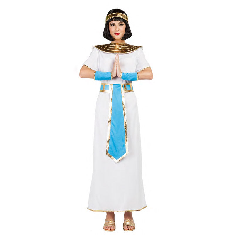 Bristol Novelty Costume Da Cleopatra Per Bambina Taglia S (3-5 Anni) – Toga, Copricapo E Colletto Inclusi