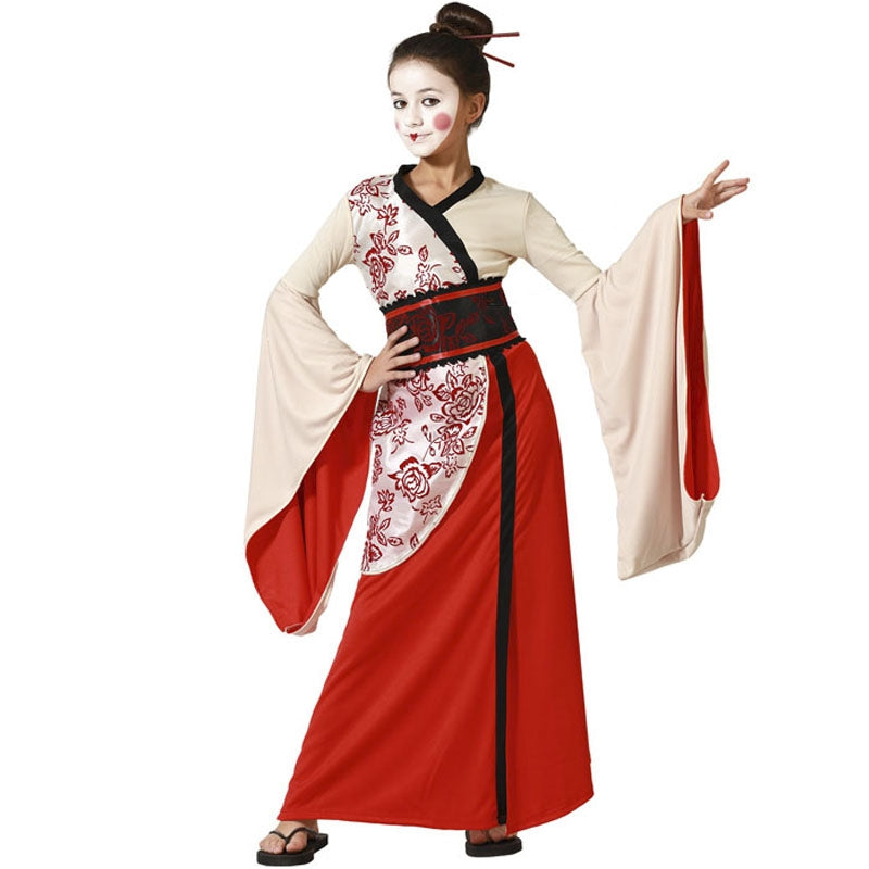 Costume Da Geisha Con Fiori Per Donna - Foto 8
