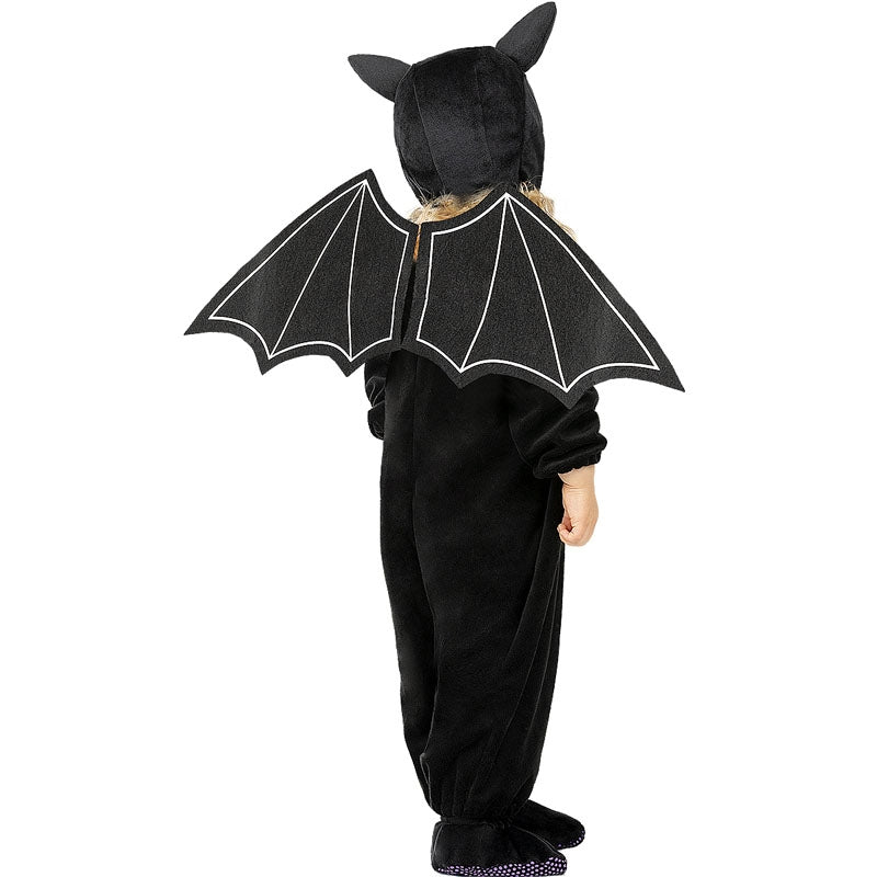 Costume Halloween Bambina Strega Pipistrello - Set 3 Pezzi Con Gonna Tutù E Cappello - Foto 4