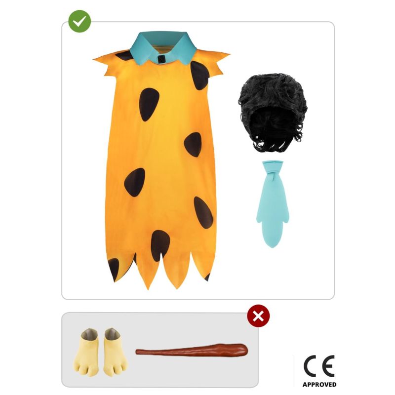 Disfraz de Pedro Picapiedra de The Flintstones para niño Contenido