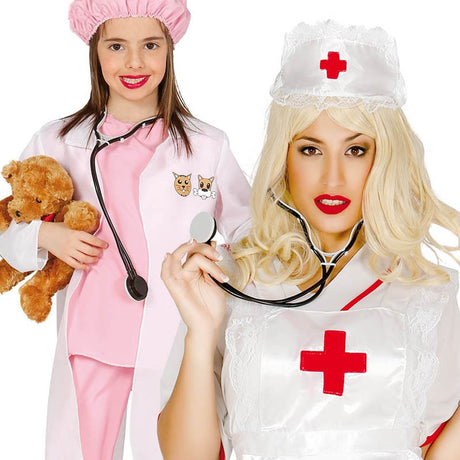 COSTUME DOTTORINO BAMBINO 4 PEZZI - CAMICE E CAPPELLO PER GIOCHI DI RUOLO - Foto 12