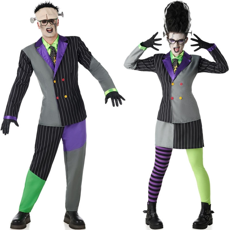 Costume Halloween Mostro Di Frankenstein Con Bullone Al Collo – Nuovo Con Etichette