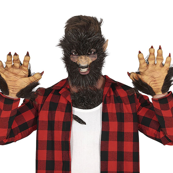 STOBOK Costume Da Lupo Mannaro 1 Set Di Guanti Lupo Mannaro Animale Spaventoso Adulti Cosplay Halloween Artiglio Guanti Lupo Mannaro Costume Scherzo