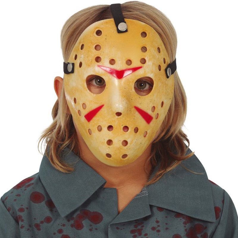 Thematys Maschera Jason Voorhees Di Alta Qualit&agrave; Per Feste - Ideale Per Halloween E Carnevale, Design Realistico, Materiali Durevoli E Confortevoli, Traspirante, Adatta A Tutti
