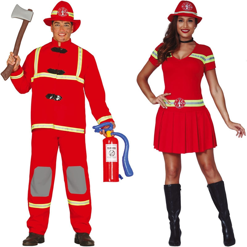 Costume Pompiere Per Bambino 8 Pezzi – Completo Con Casco E Accessori, Per Carnevale Halloween E Giochi Di Ruolo, Taglia 3-6 Anni