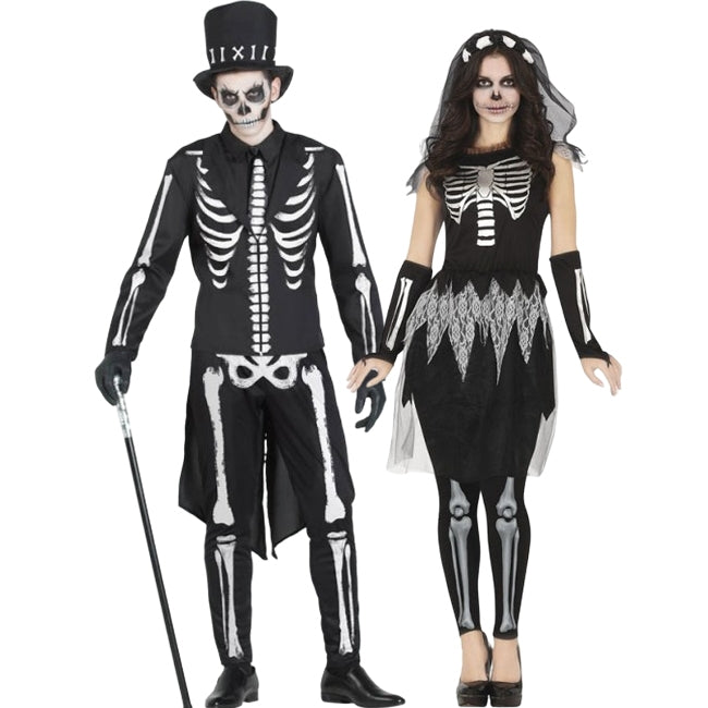 Costumi di coppia Fidanzati Scheletri
