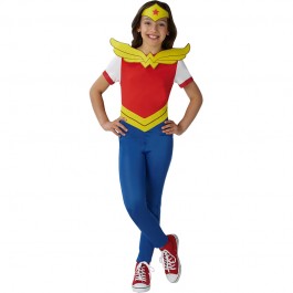 Costume Carnevale Bambina SuperEroina Wonder Woman Amscan-varie taglie