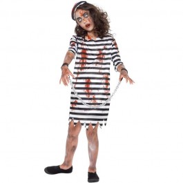 Costume Zombie sonnambulo bambina per Halloween e seminare paura