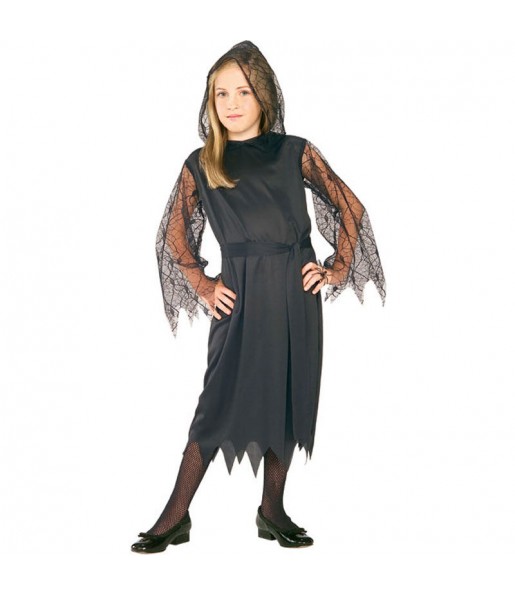 Vestito Morte gotica bambine per una festa ad Halloween