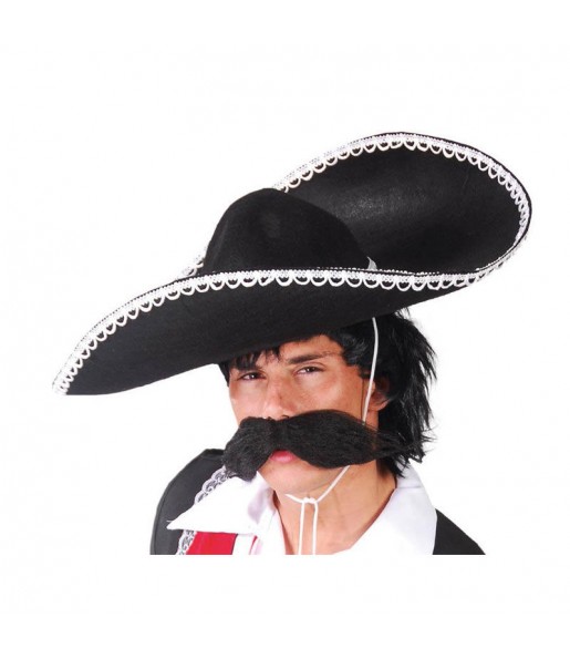 Sombrero Mexicano Mariachi Negro