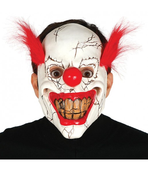 Maschera Pagliaccio Assassino per poter completare il tuo costume Halloween e Carnevale