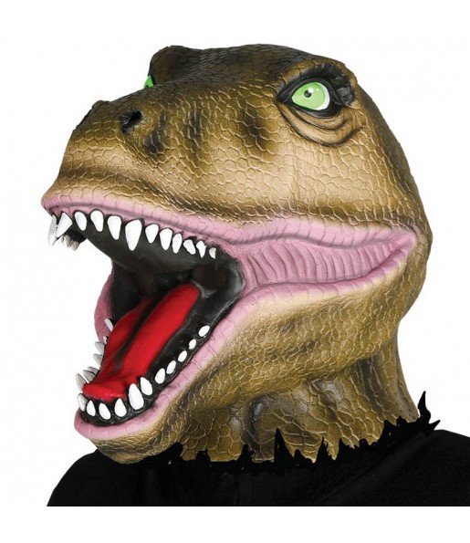 Maschera dinosauro per poter completare il tuo costume Halloween e Carnevale