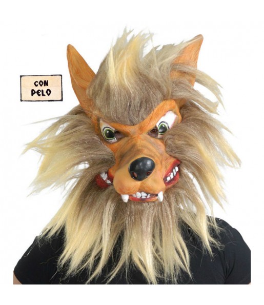 Maschera lupo per poter completare il tuo costume Halloween e Carnevale