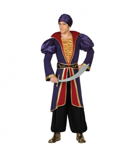 Travestimento Principe Arabo Jafar adulti per una serata in maschera