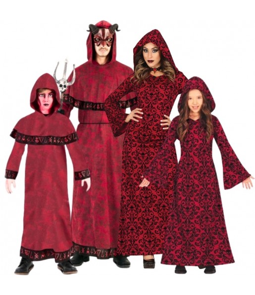 Costumi Maestri satanici per gruppi e famiglie