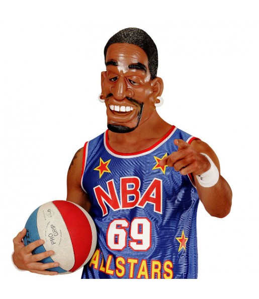 Maschera giocatore NBA per poter completare il tuo costume Halloween e Carnevale