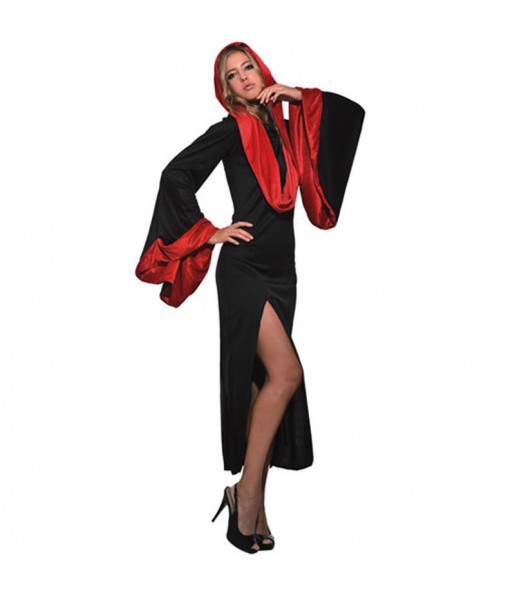 Costume Vampira con Cappuccio donna per una serata ad Halloween