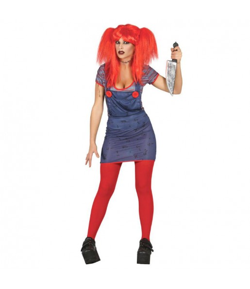 Costume Sposa di Chucky donna per una serata ad Halloween