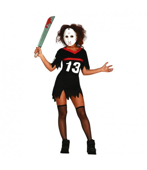 Costume Jason Venerdì 13 donna per una serata ad Halloween