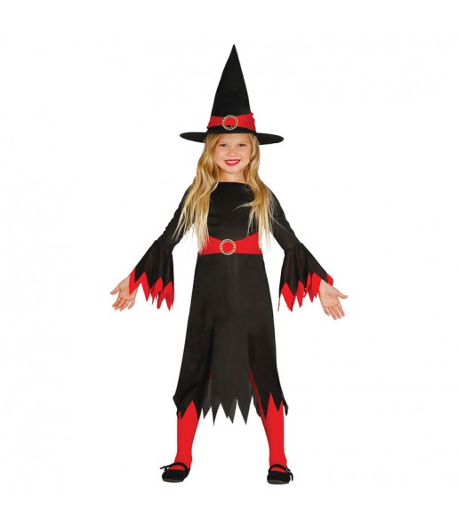 Vestito Strega economica bambine per una festa ad Halloween