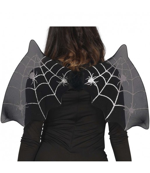 Ali di pipistrello nere per completare il costume di paura