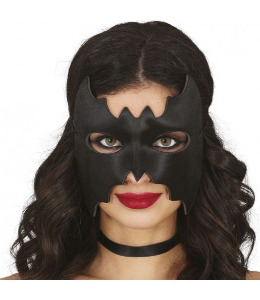 Maschera da pipistrello nera per completare il costume