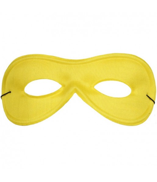 Maschera Pierrot giallo per completare il costume