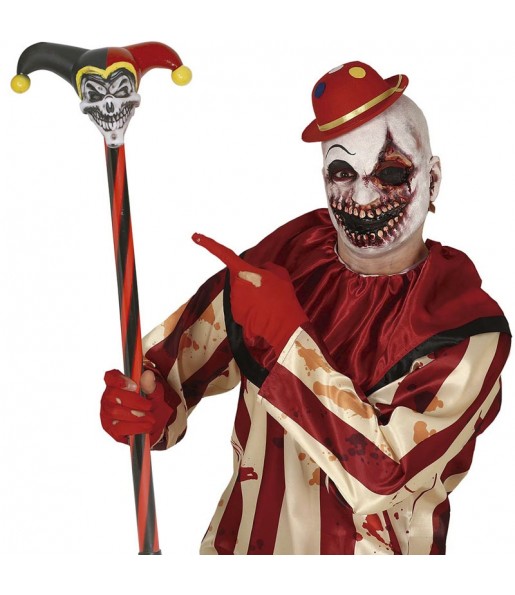 Bastone Arlecchino Circo degli Orrori per completare il costume di paura