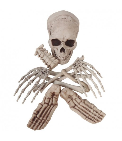 Borsa 12 ossa di scheletro per Halloween