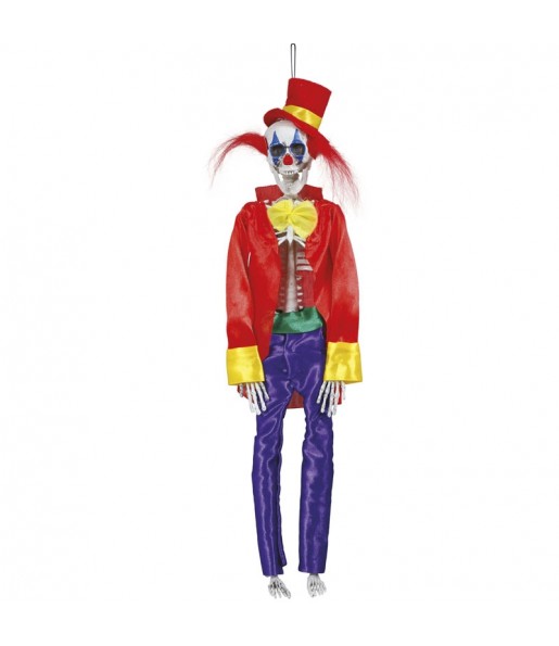 Ciondolo scheletro di clown per Halloween