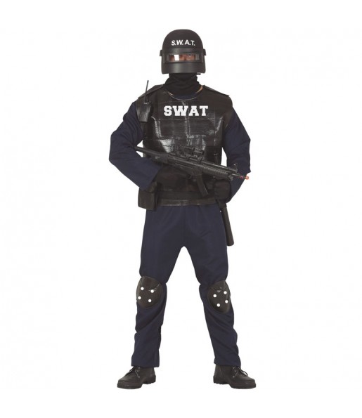 Travestimento agente SWAT adulti per una serata in maschera