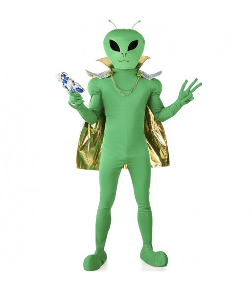 Costume da Alieno con mantello per uomo