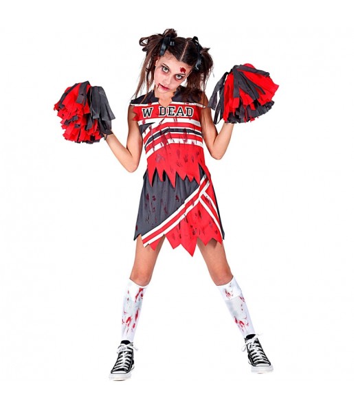 Travestimento da Zombie cheerleader del college per bambina