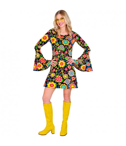 Costume da Anni '60 Sunflowers per donna