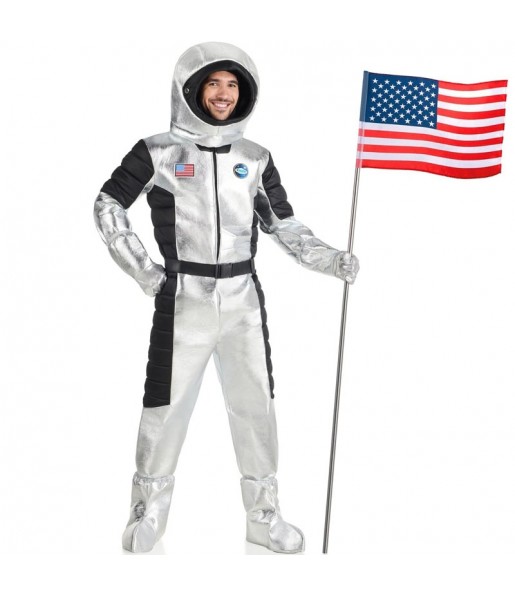 Costume da Astronauta argento per uomo