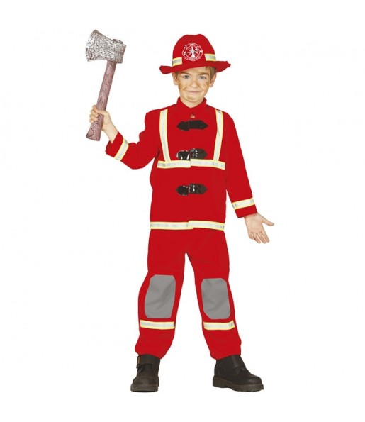 Costume da Pompiere rosso per bambino