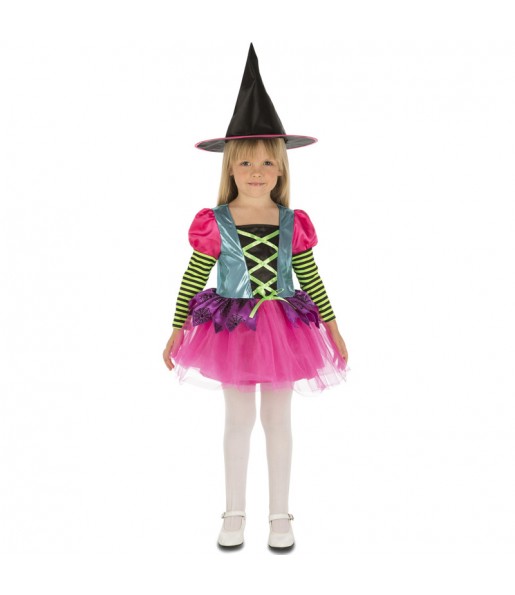 Vestito Strega dei boschi bambine per una festa ad Halloween